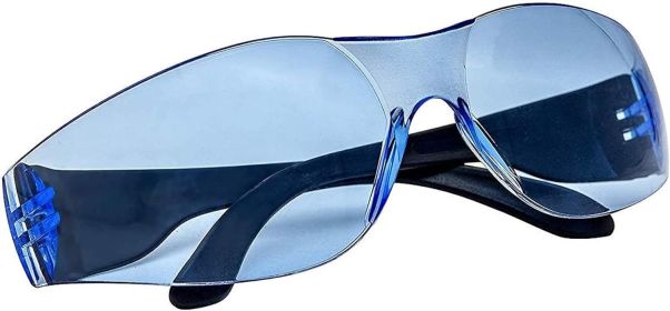 Anti-Scratch Safety Glasses with Black Trim. ANSI blue lens Pack of 144 Anti Scratch Glasses Safety Eyewear Non-slip Anti-fog Glasses Protective