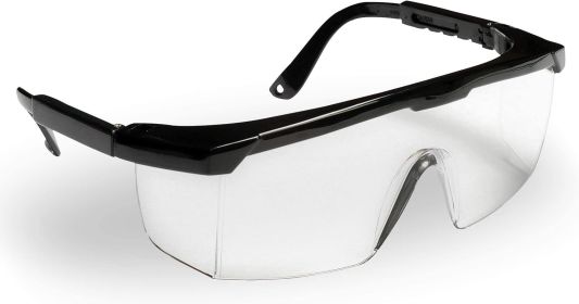 Clear Safety Glasses with Black Trim Clear Lens Pack of 144 Anti Scratch Glasses Safety Eyewear Clear Non-slip Anti-fog Glasses Protective Safety