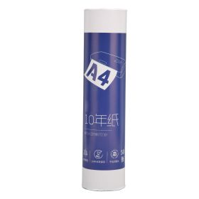 Thermal Printing Paper Black Marking Intermittent Positioning 50 Sheets Per Roll Thermal Paper Rolls for Zjiang A4 Printer (Option: as picture)
