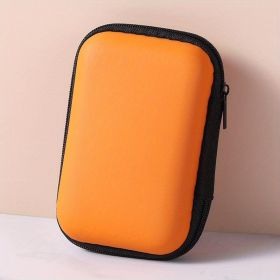 Leather Playing Card Case/Holder - Multicolor - Fits Poker And Tarot Bridge Size Cards (Color: orange)
