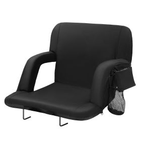 VEVOR Double Heated Stadium Seat with Back Support, 3 Level Heating Wide Bleacher Seat (Seat Type: Heat, Quantity: 2 pcs)
