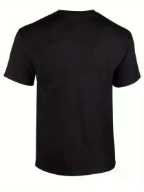 Holiday Cheer] Women's Hunting Season Graphic T-Shirt - Soft Crew Neck Short Sleeve Tee with Deer & Egg Hunt Design (Color: pureBlack, size: L_pure)